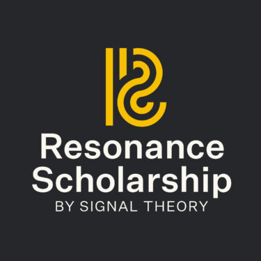 Resonance Scholarship by Signal Theory Logo