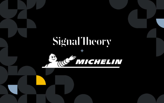 Signal Theory logo plus the Michelin logo