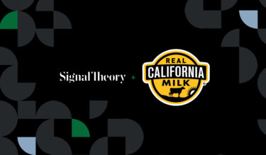 Signal Theory + Real California Milk logos